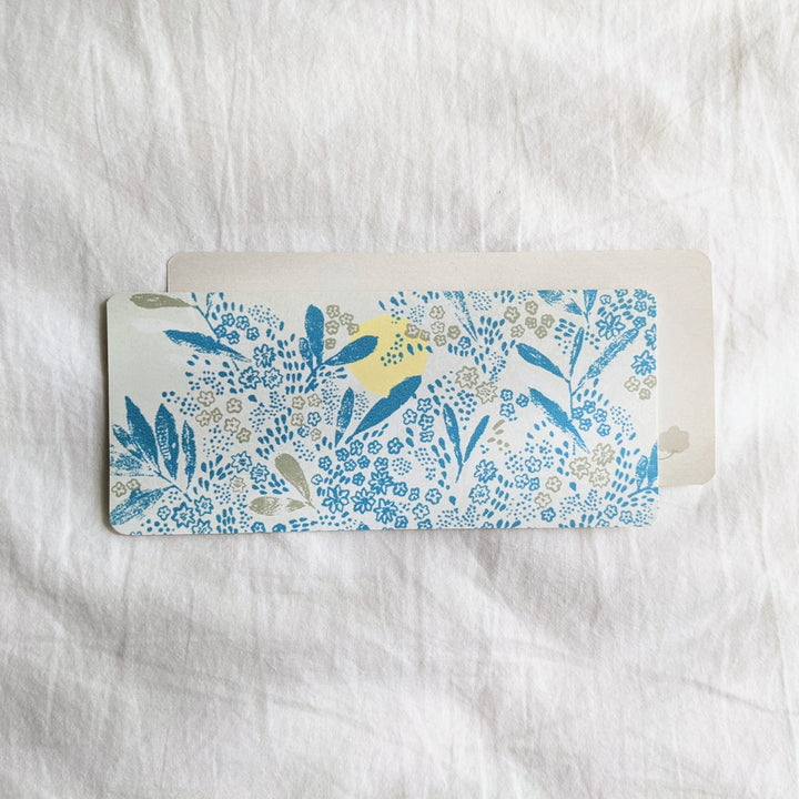Yuko Omori / Note card -olive