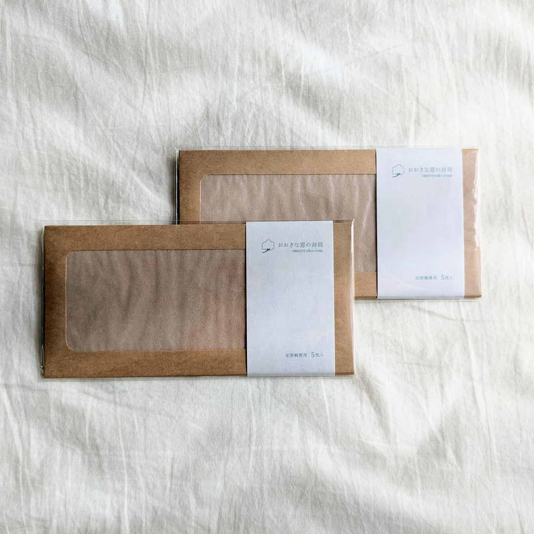 Yuko Omori / Large window envelope for Yuko Omori's card