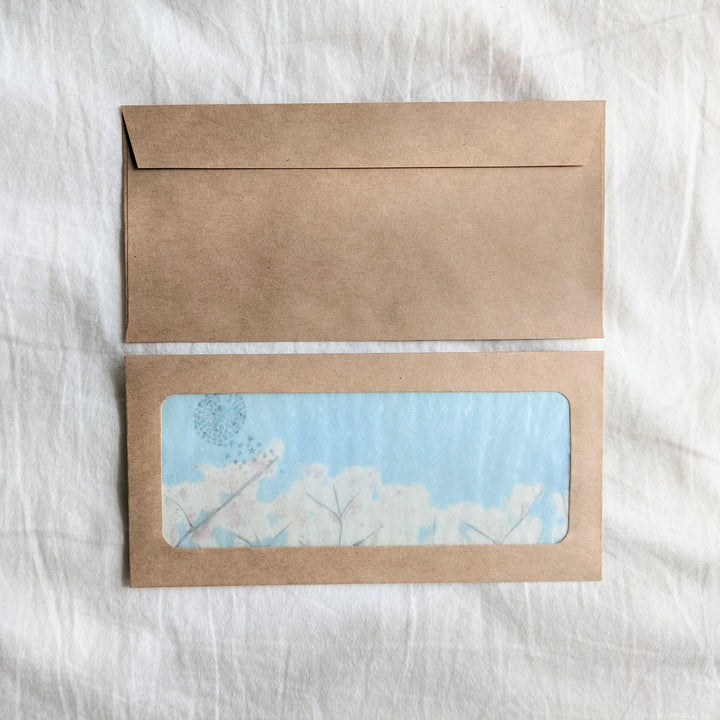 Yuko Omori / Large window envelope for Yuko Omori's card