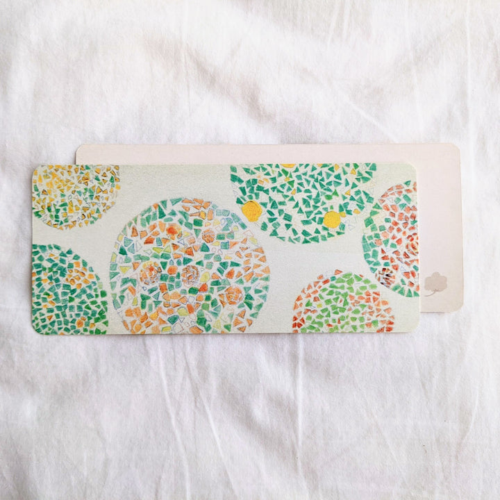 Yuko Omori / Note card -green lemon