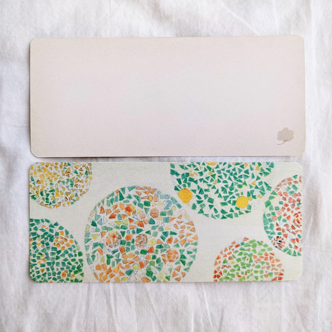 Yuko Omori / Note card -green lemon