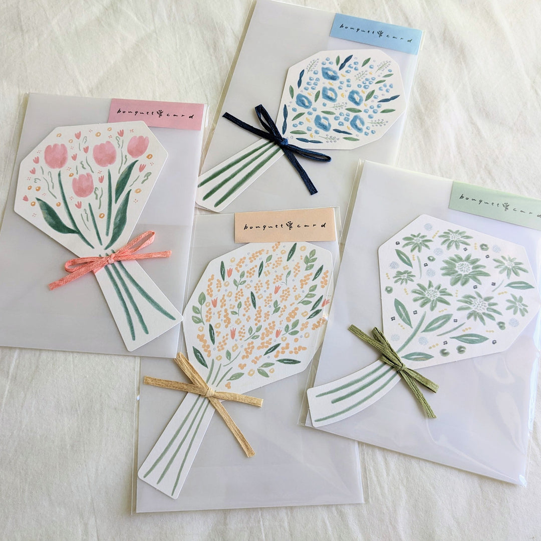 Bouquet Card -Pink