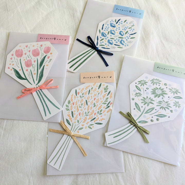 Bouquet Card -Pink