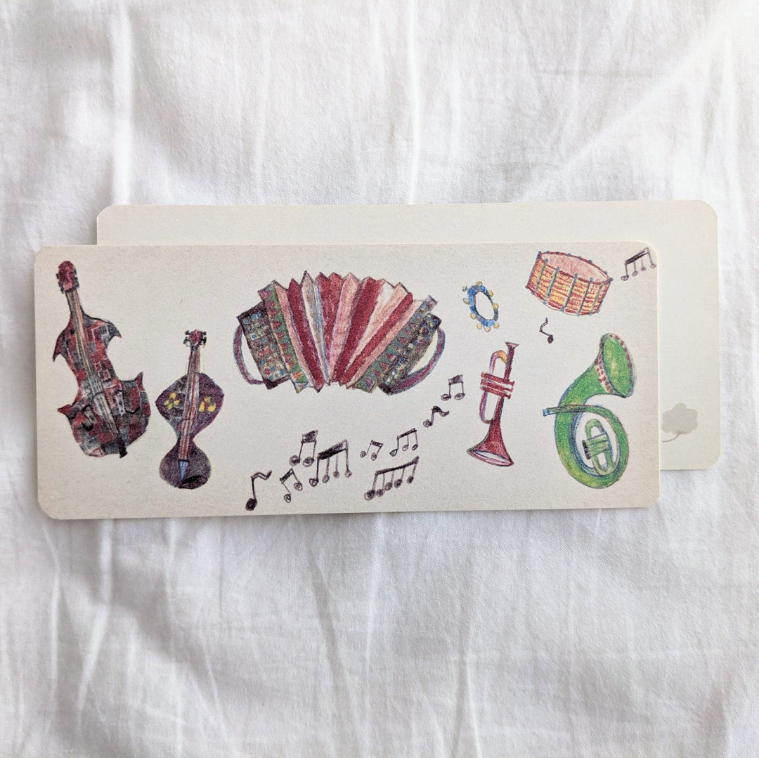 Note card -gypsy brass