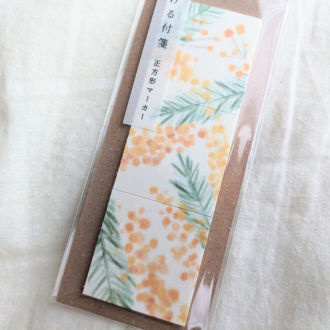 Pale transparent sticky note marker -Mimosa KAWAM103