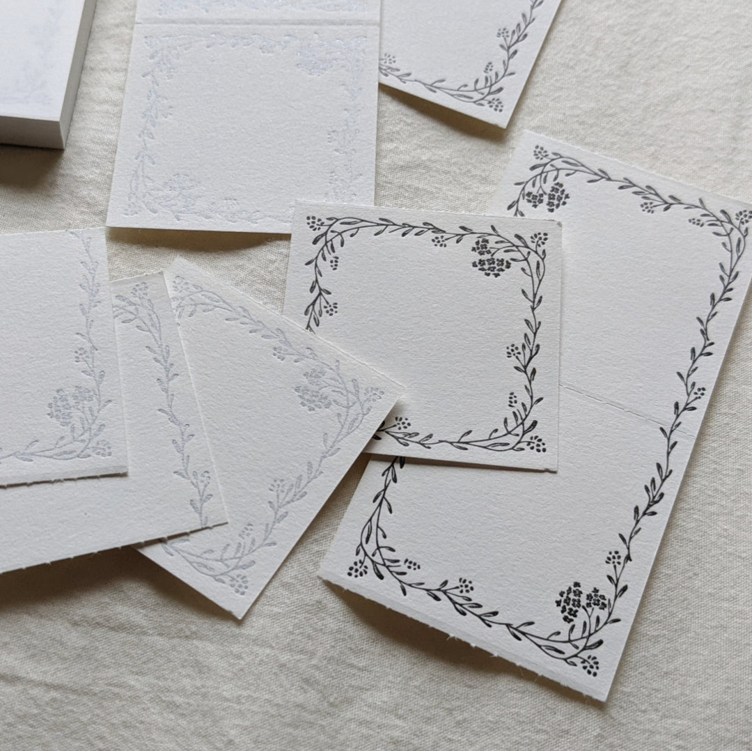 3pattern label book Noble -Silver&Black