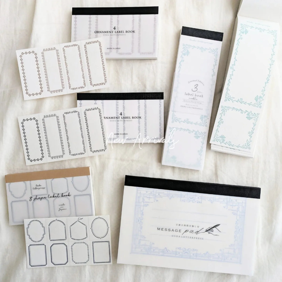 New arrivals from OEDA LETTERRESS
