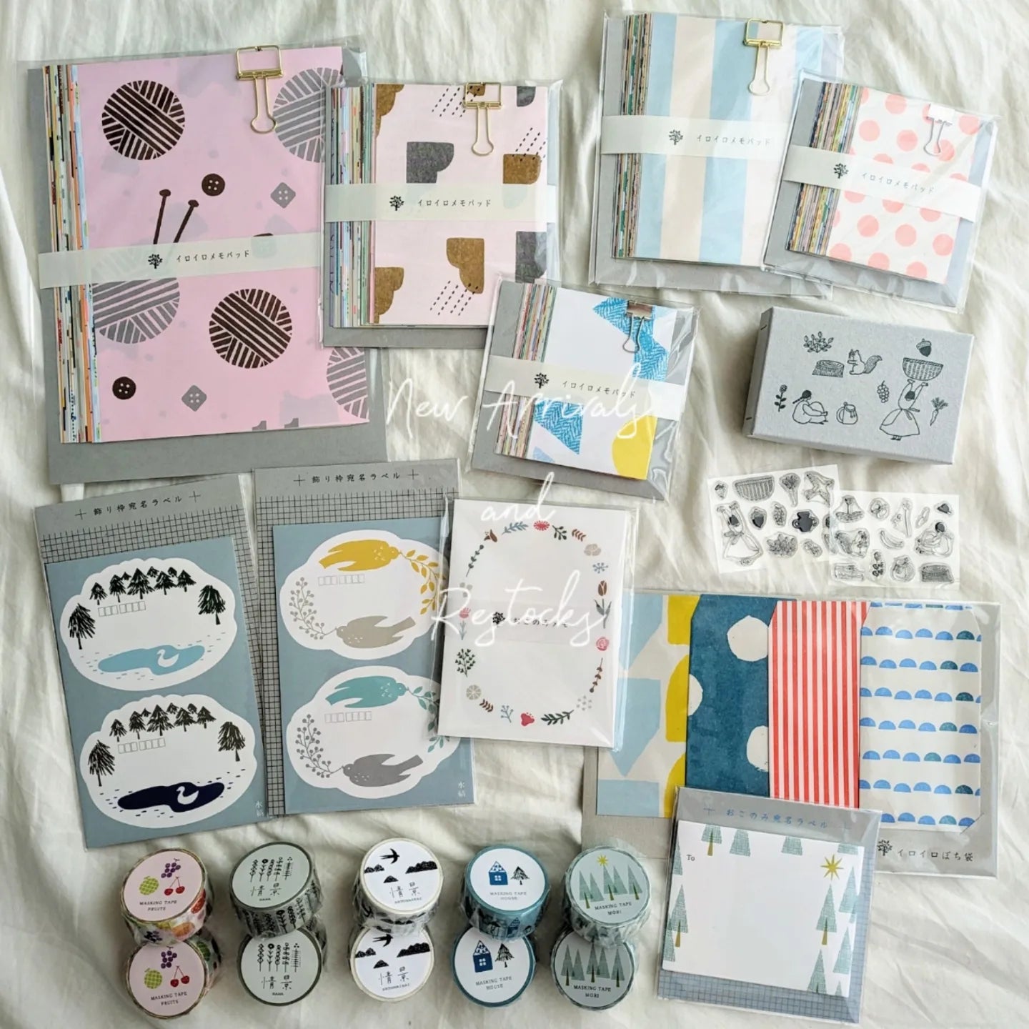New arrivals and Restocks from Mizushima ♡