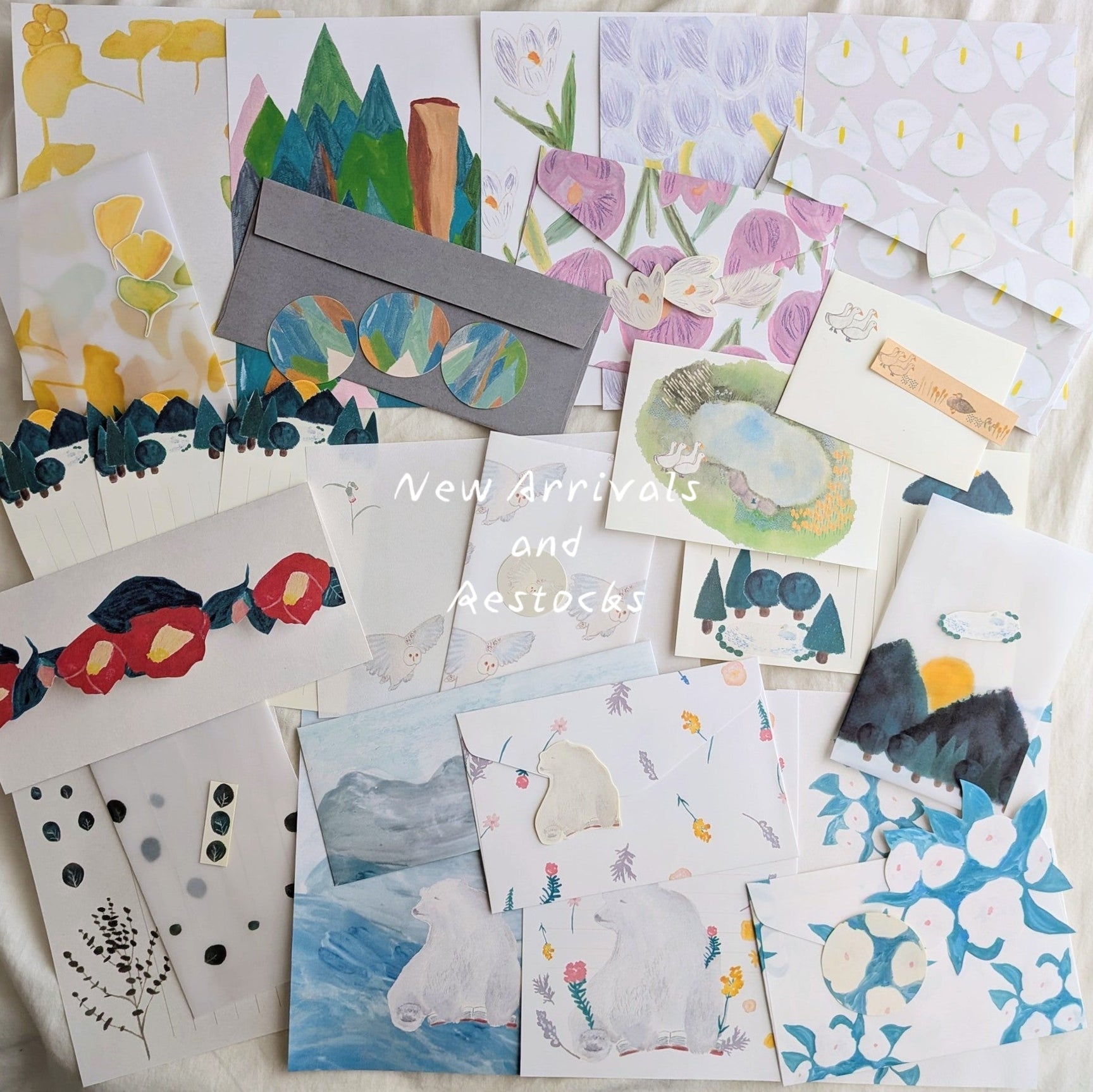 New Arrivals and Restocks from Kisetsu no Tegamiya ♡