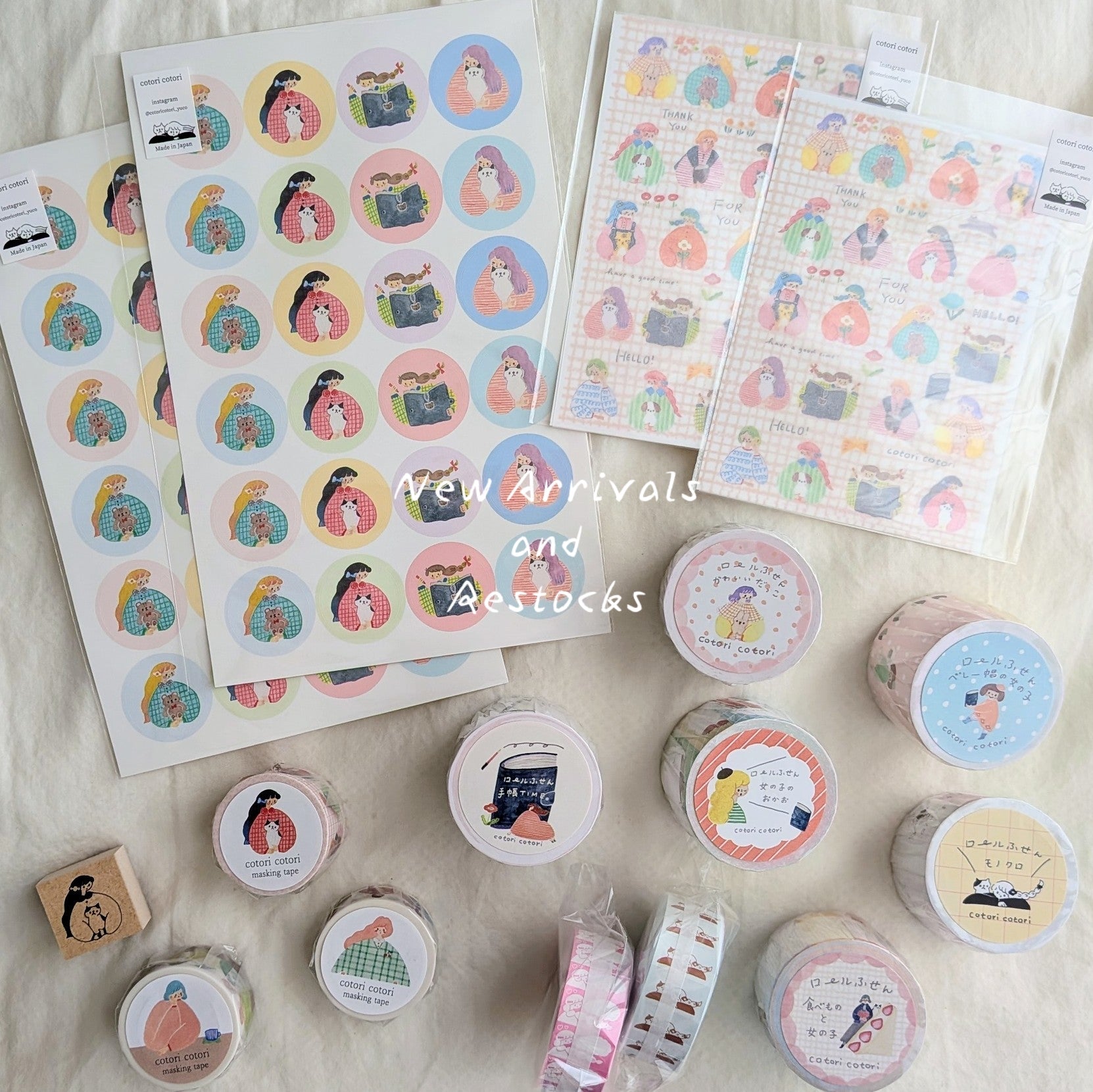 New Arrivals and Restocks from Cotori Cotori♡
