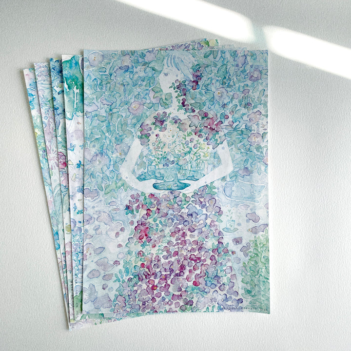 Miku Shimizu / A4 Design Paper