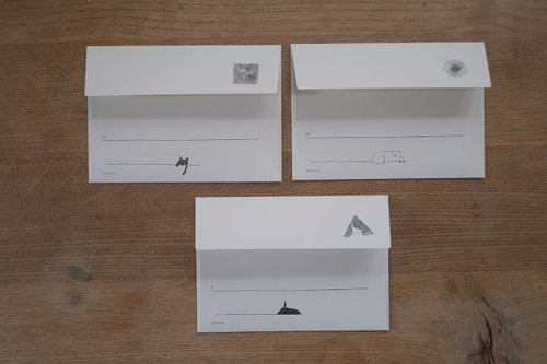 [Newly redesigned!] Jun Sasaki / Letter Set -Girl in Winter