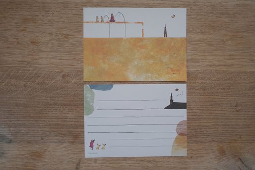 [Newly redesigned!] Jun Sasaki / Letter Set -Girl in Winter