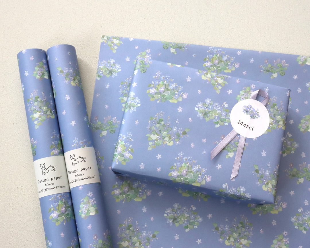 harukazeiro / Wrapping Paper -dull colored violet