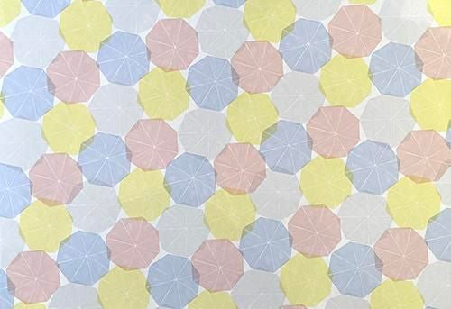 REGARO PAPIRO / Wrapping Paper -Umbrellas [5 sheets]