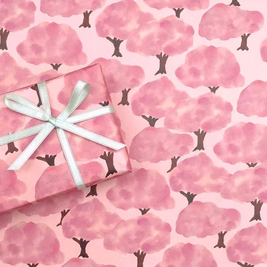 REGARO PAPIRO / Wrapping Paper -Cherry blossom park [5 sheets]