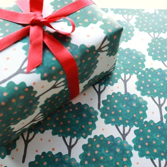 REGARO PAPIRO / Wrapping Paper -KINKAN TREE [5 sheets]