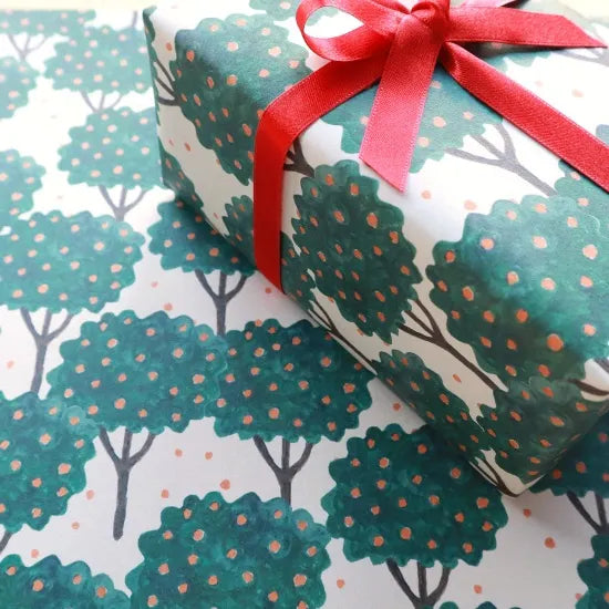 REGARO PAPIRO / Wrapping Paper -KINKAN TREE [5 sheets]