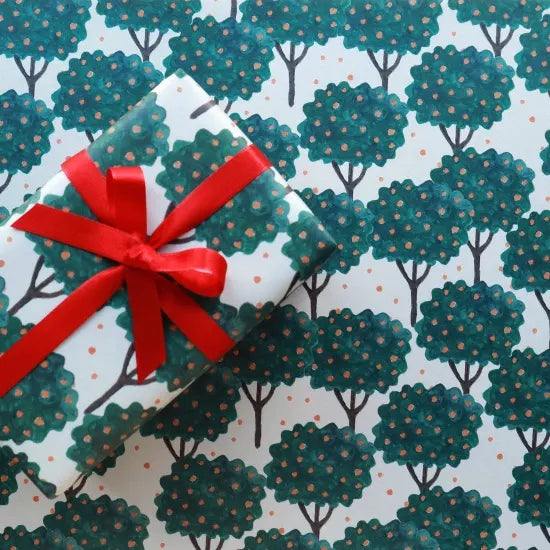 REGARO PAPIRO / Wrapping Paper -KINKAN TREE [5 sheets]