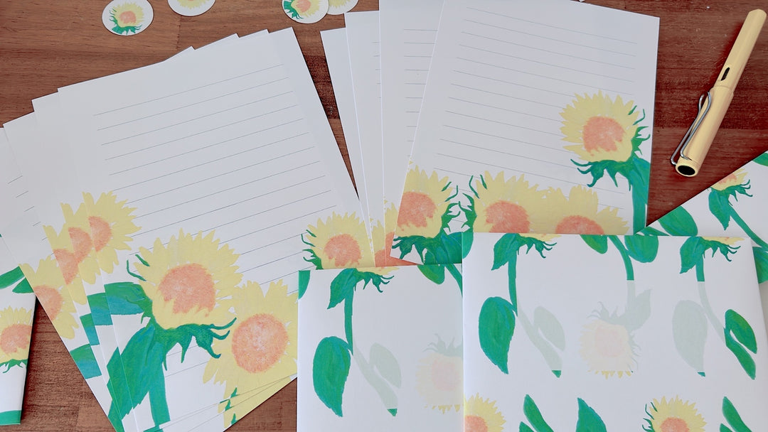 Kisetsu no Tegamiya / Letter Writing Set -Sunflower