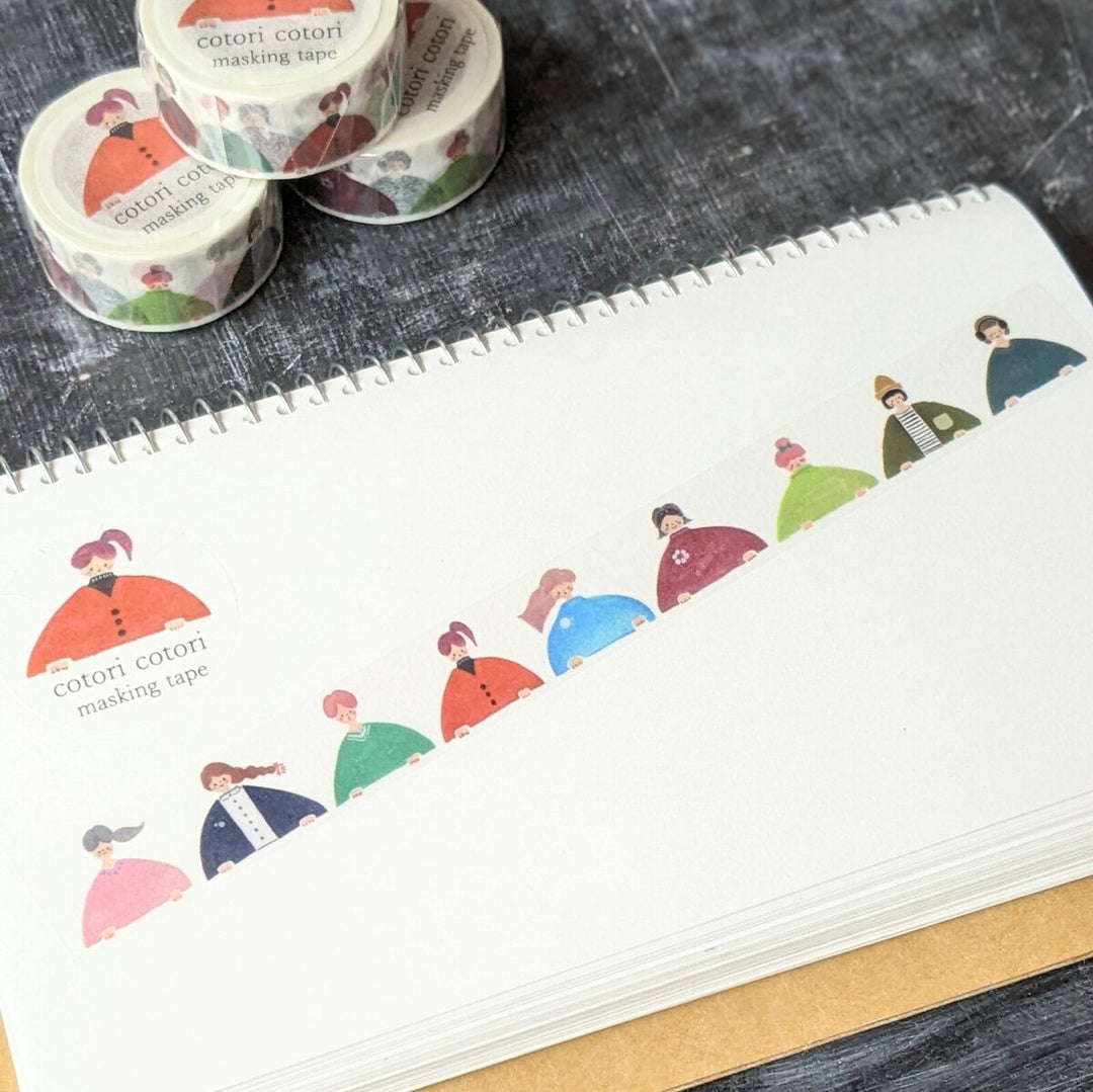 Washi Tape -Popped up Girl (WashiTape-1)