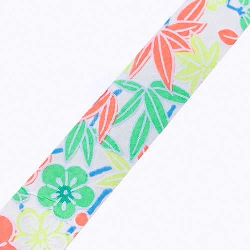 SHOGADO / Yuzen washi Tape -NEON 05 29405