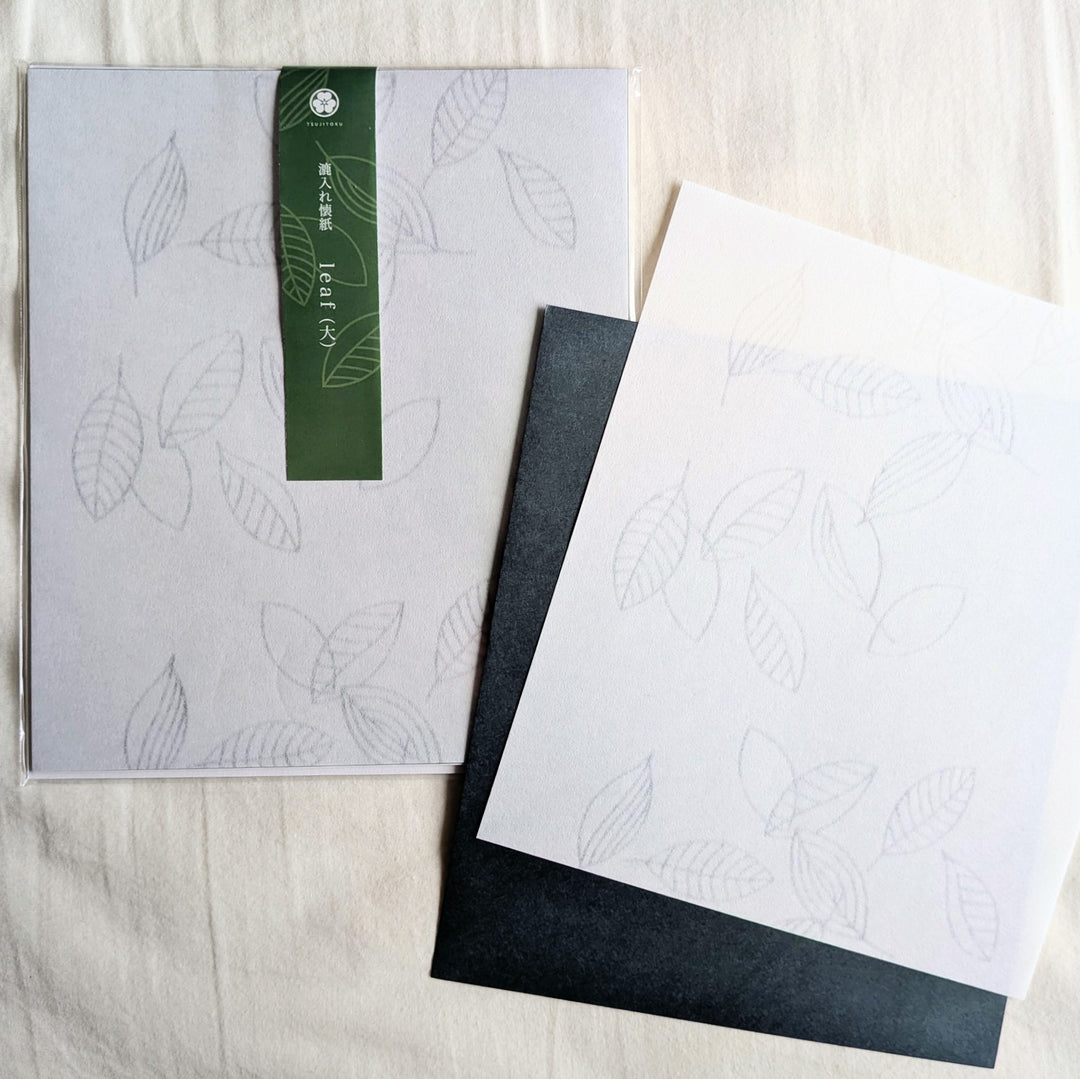 辻徳 / 漉入れ懐紙 leaf (大)
