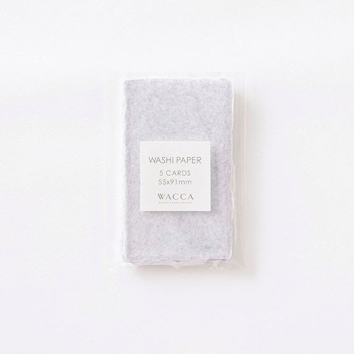 WACCA Handmade deckle edged washi paper card /Mottled NAVY BU35 – PAPER ...