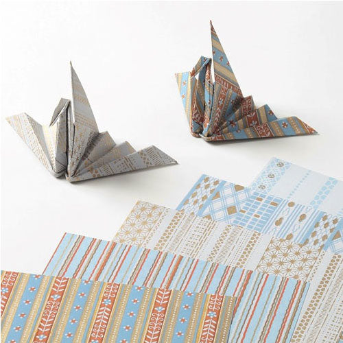 SHOGADO / Patterned Washi Paper (Origami) -Stripes 29248