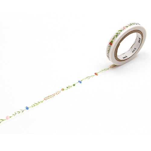 mt / Washi Tape -slim 7mm flower line MTEX1P177