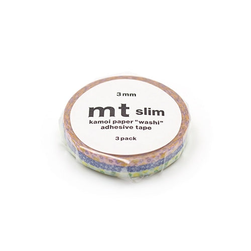 mt / Washi Tape slim 3mm flower pattern MTSLIMS15