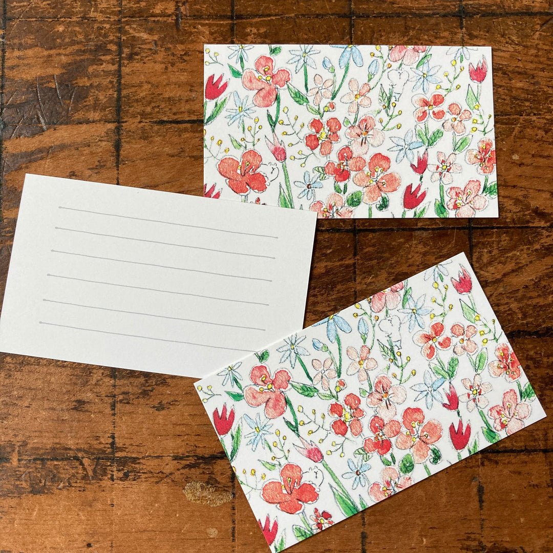 spica garden / Message Card -flower garden C11