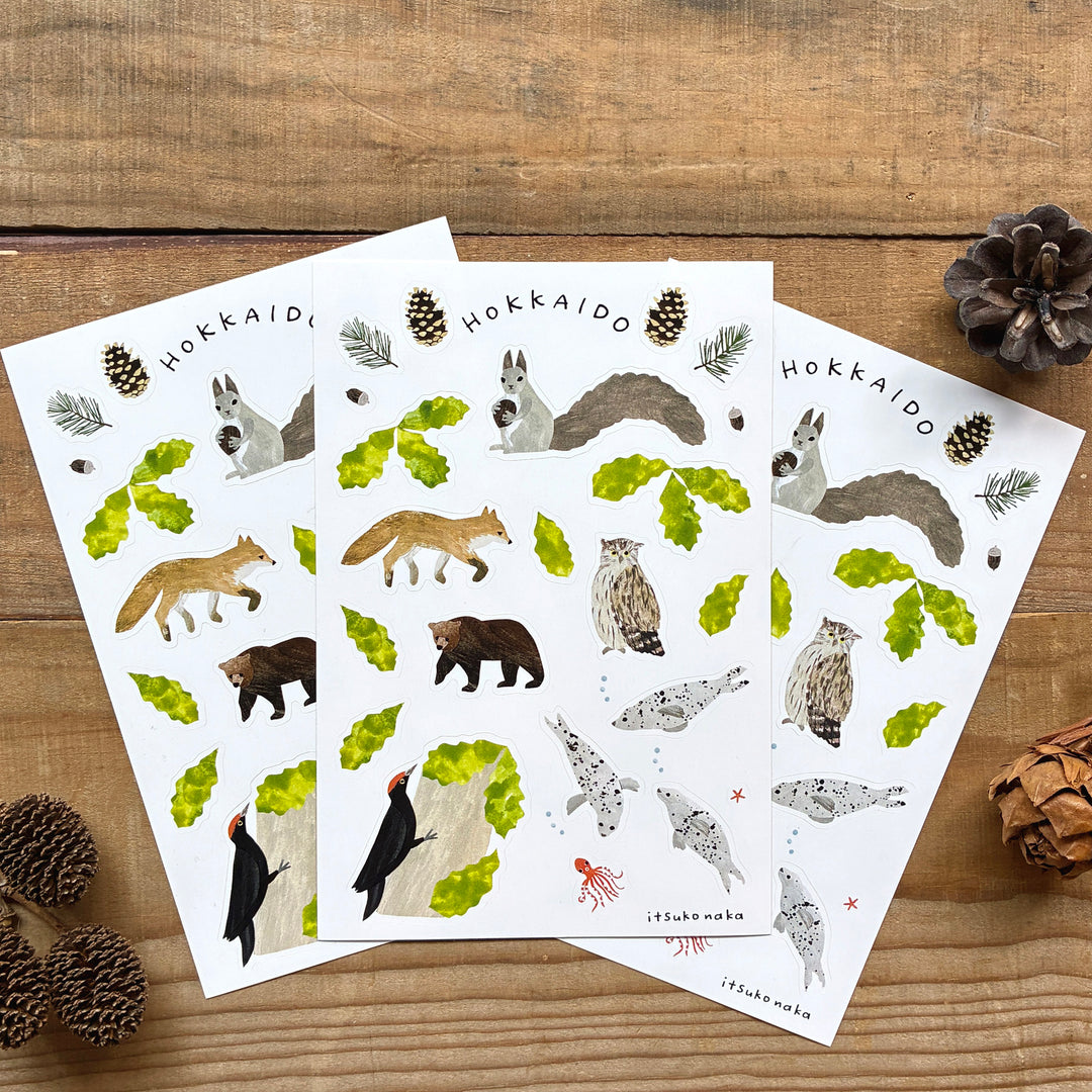 Itsuko Naka / Sticker Sheet -HOKKAIDO