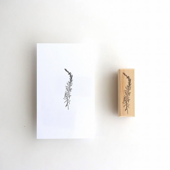 always smile... / Rubber Stamps -sea star fern