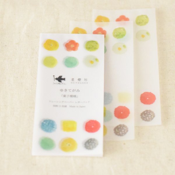 Seitousha / Tracing Paper Letterpad -Sweets pattern [SL-415]