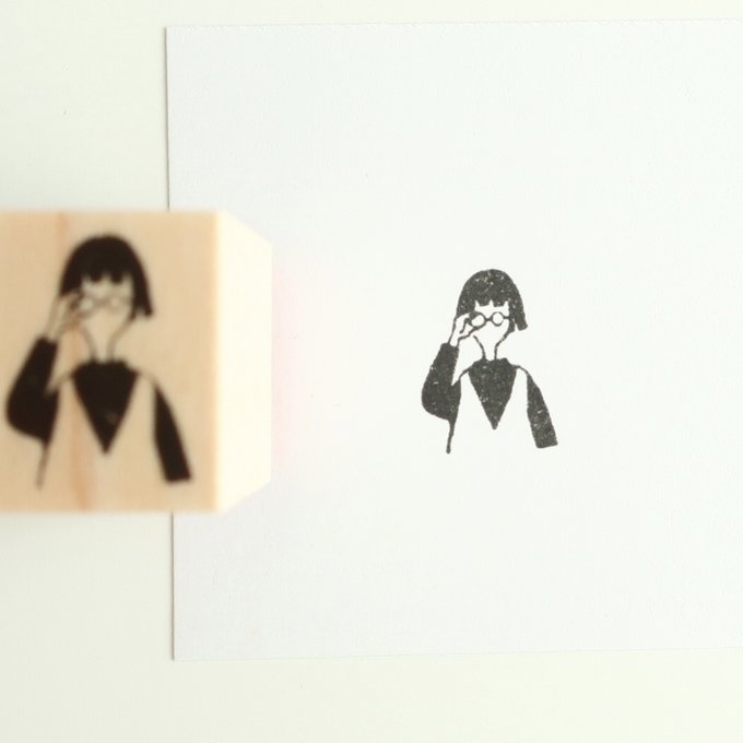 MA7stamp / Rubber Stamp -Fumiko saw!