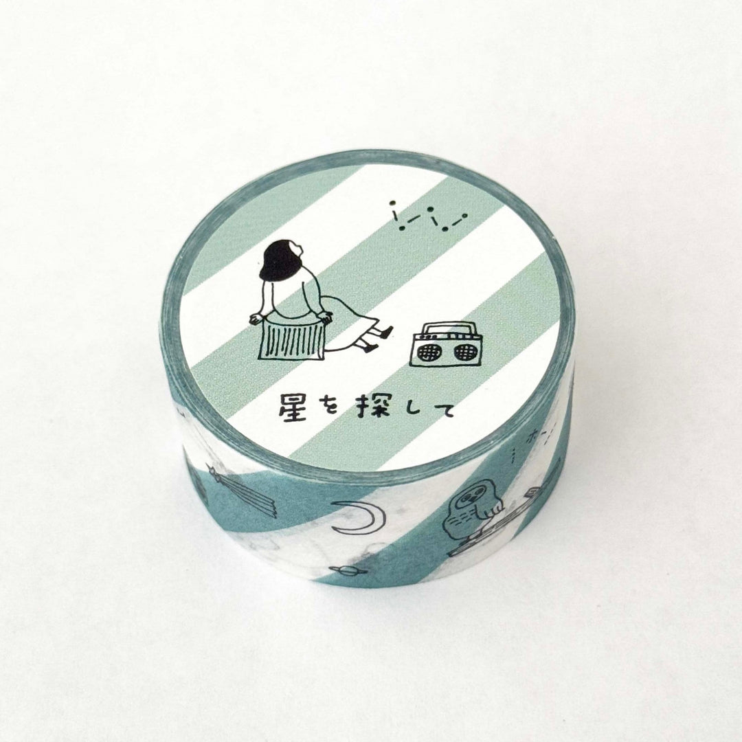 Necktie x mizushima /  Washi Tape -Searching for Stars