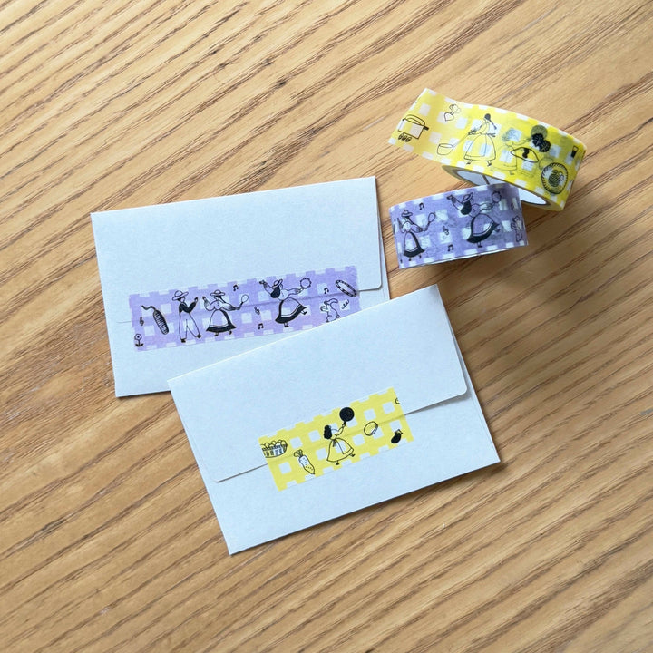 Necktie x mizushima /  Washi Tape -Let's Dance!