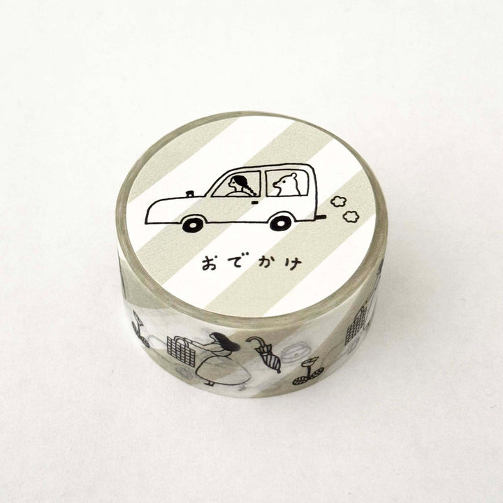 Necktie x mizushima /  Washi Tape -On the Go