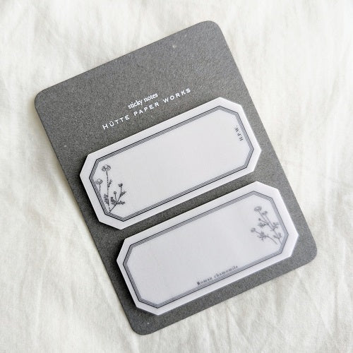 Hutte Paper Works / Die-cut transparent sticky note