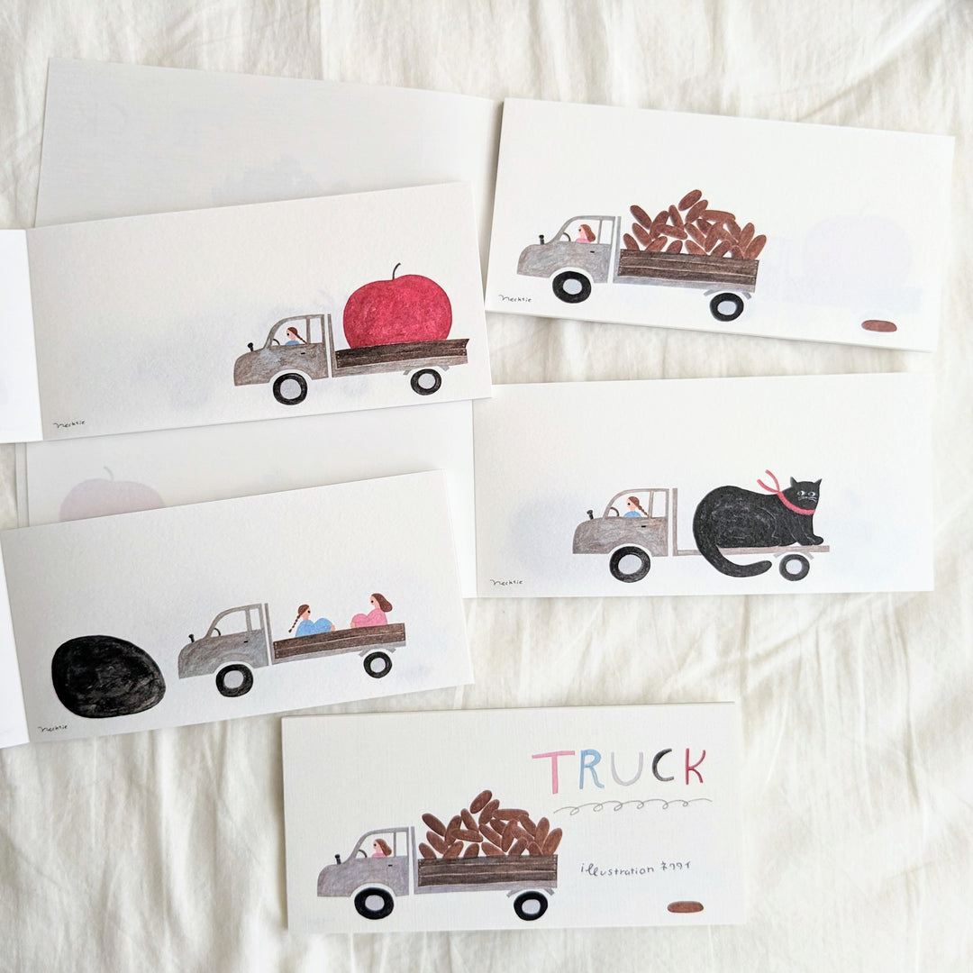 Necktie / Small Writing Pad -TRUCK