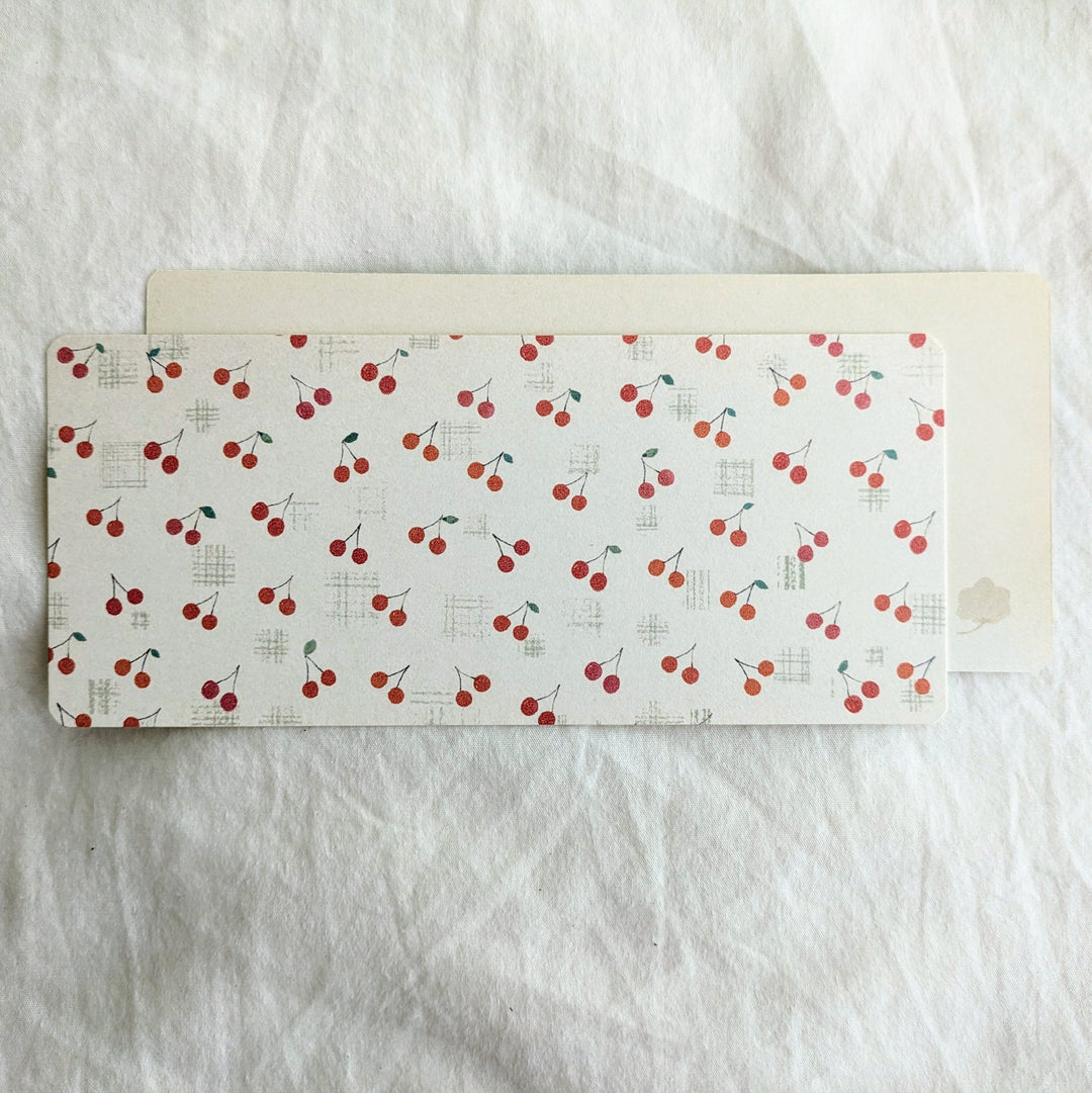 Note card -cherry