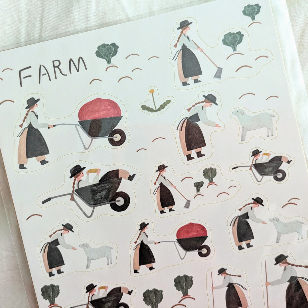 Necktie / Sticker Sheet -FARM