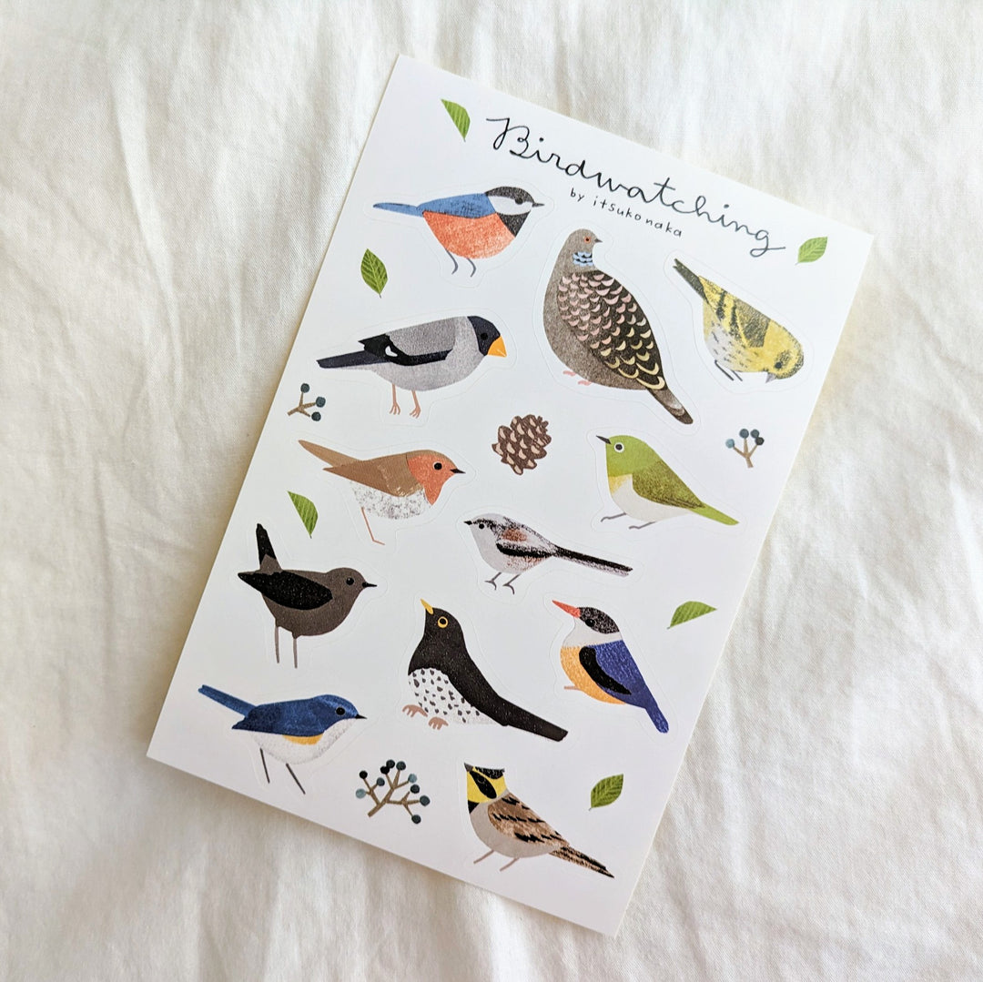 Itsuko Naka / Sticker Sheet -Birdwatching2
