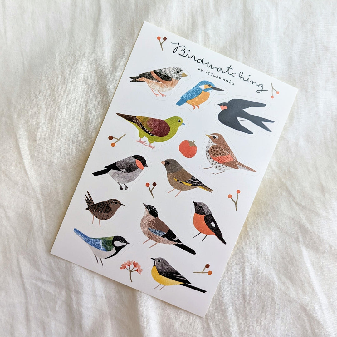 Itsuko Naka / Sticker Sheet -Birdwatching1