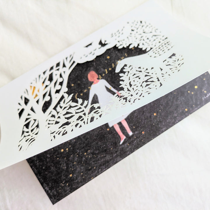 Nishi Shuku / Greeting Card -mori no hanashi