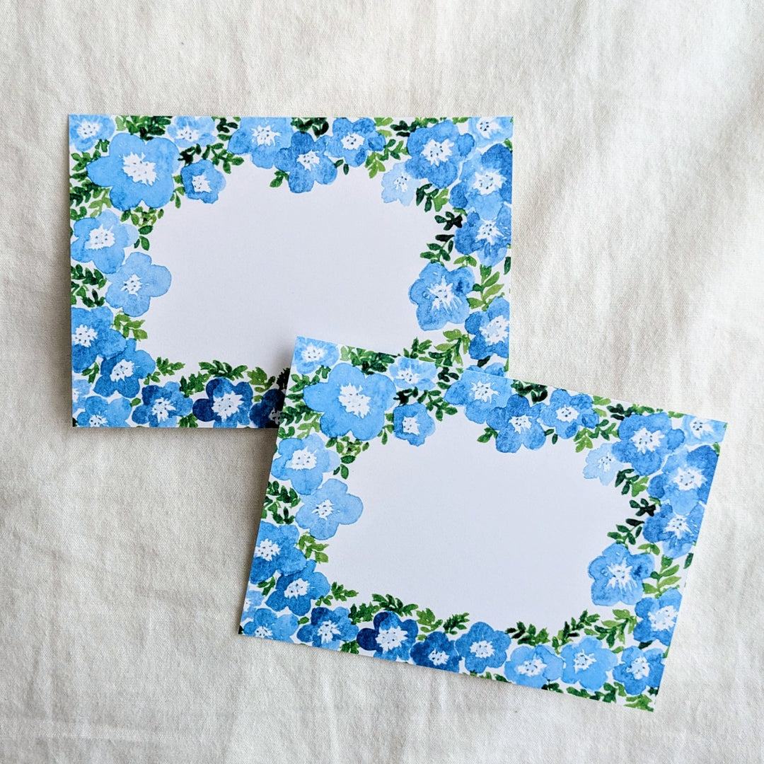 harukazeiro / Small Writing Paper -nemophila