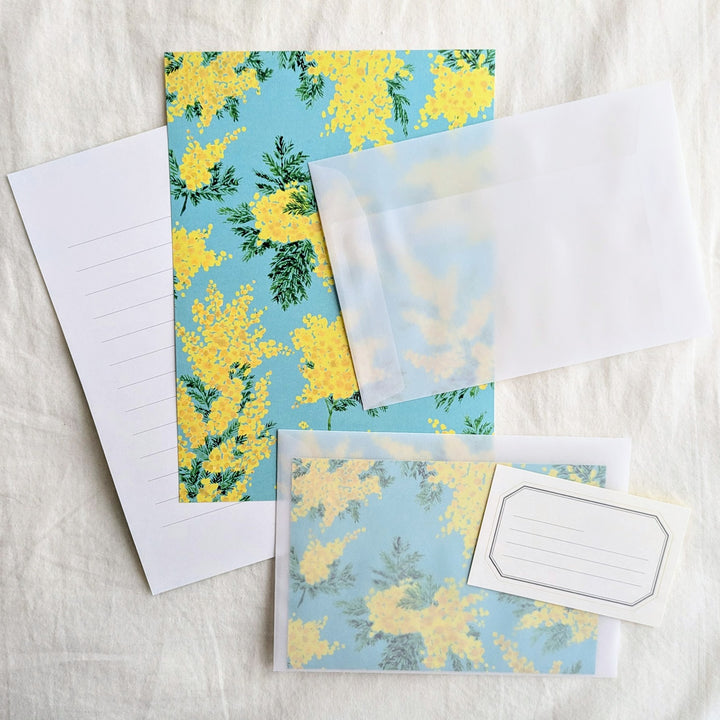 harukazeiro / Letter Writing Set -mimosa