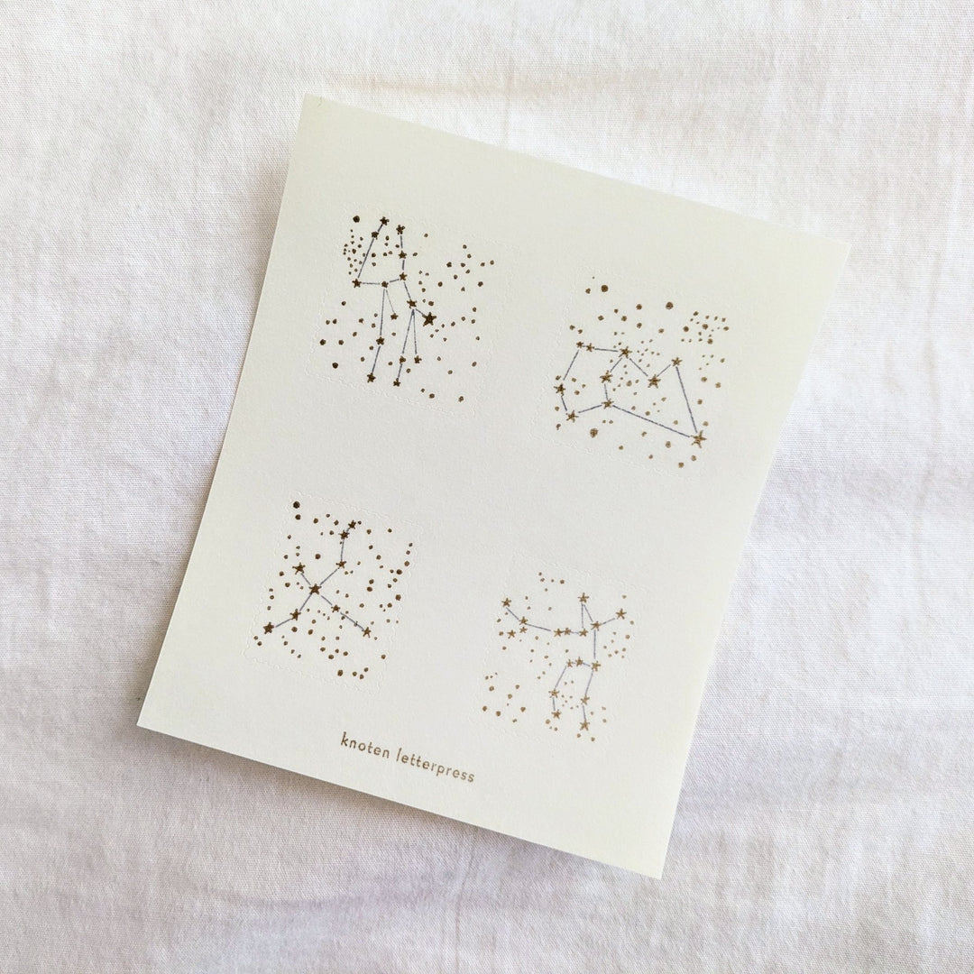 knoten letterpress / Letter Writing Set-Constellations of the Four Seasons