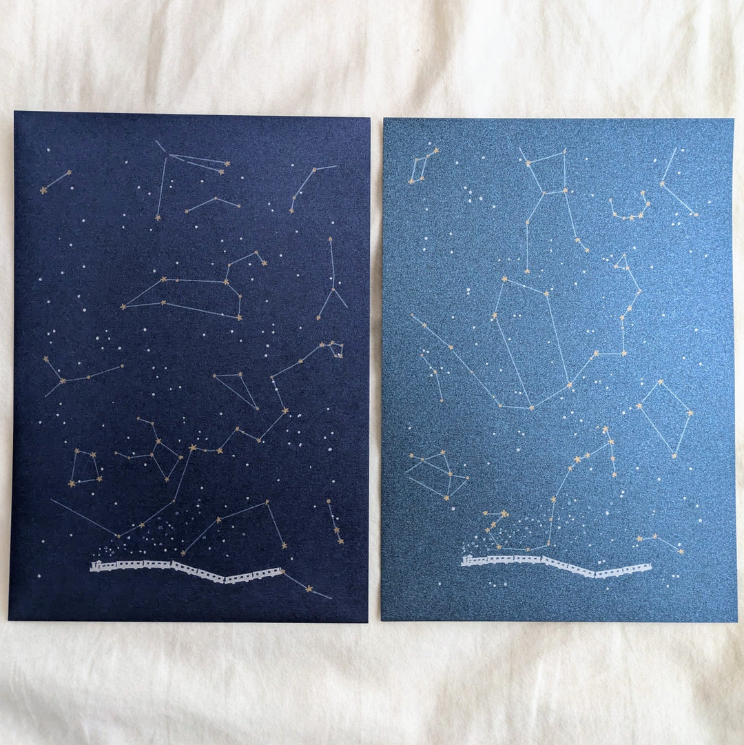 knoten letterpress / Letter Writing Set-Constellations of the Four Seasons